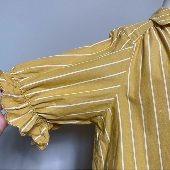 The Great The Western Kerchief Top in Sunburst Stripe, size 1 (Small) **Flaws** - Picture 3 of 12